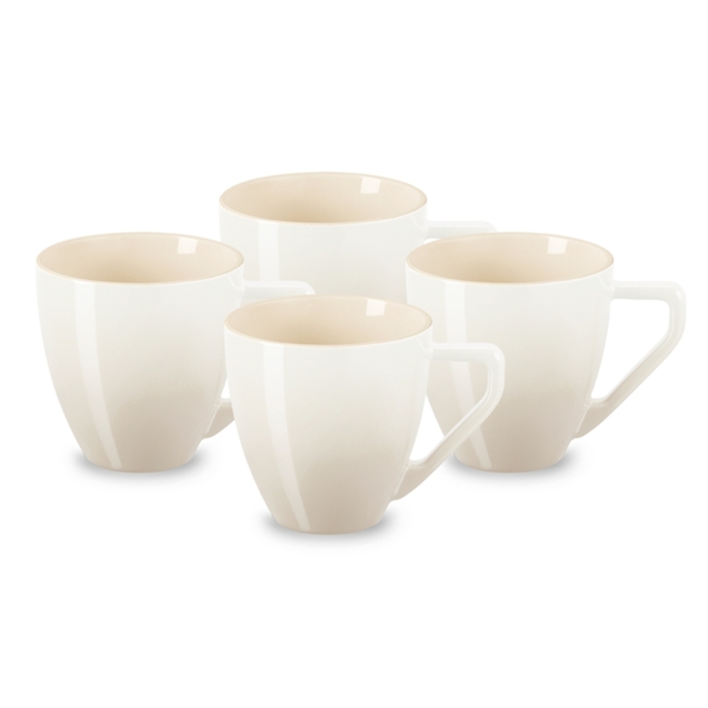 Le Creuset Minimalist Coffee Mugs – Like New, Set of 4